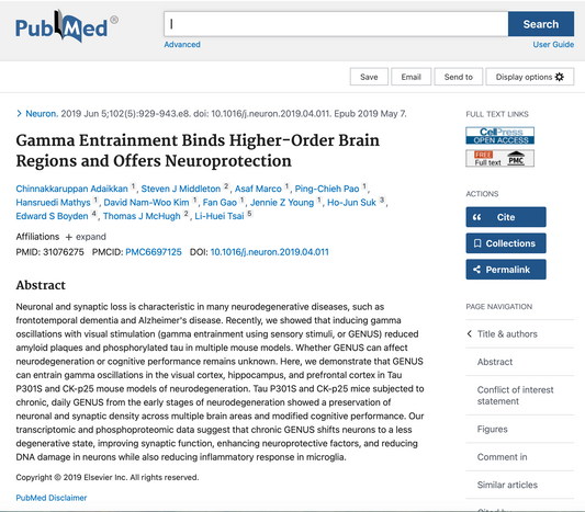 Gamma Entrainment and Brain Network Synchrony